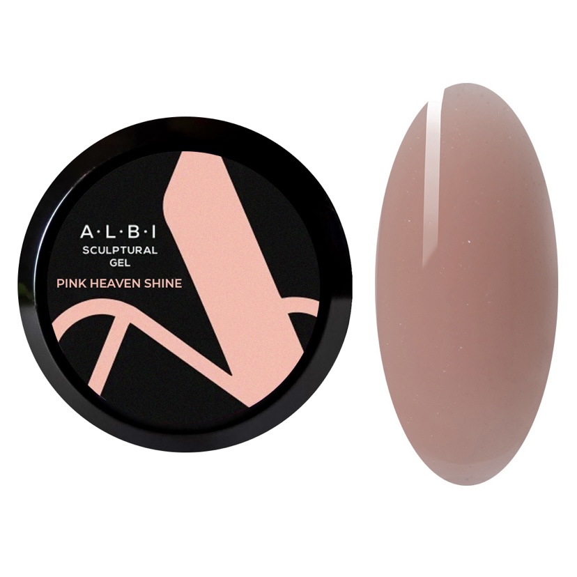 Sculptural jel ALBI SHINE pembe