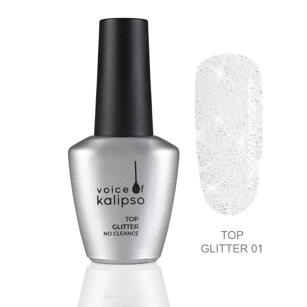 TOP GLITTER BEZ LIPKOGO SLOYA TOP GLITTER 01, 10 ML
