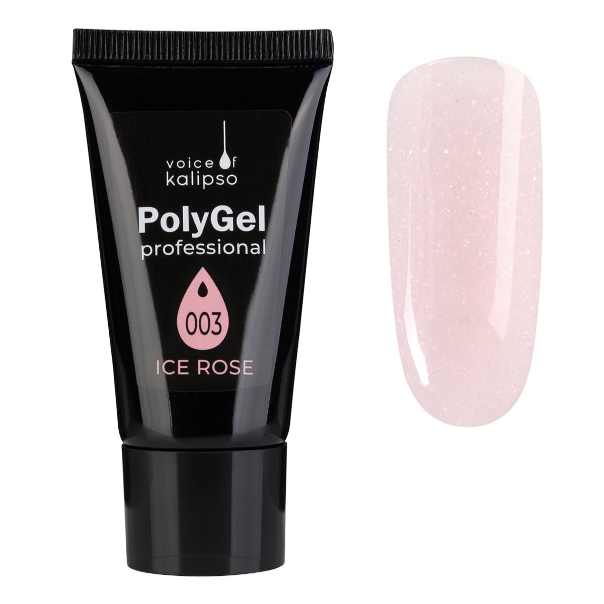 Polijelʹ rozovyy s shimmerom ICE ROSE No.003, 30 ml