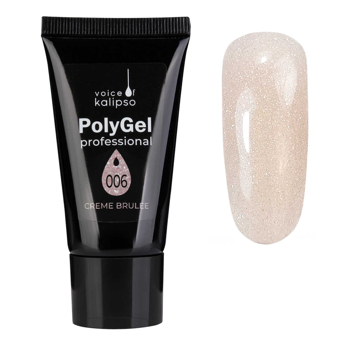 Polijelʹ s shimmerom CREME BRULEE No.006, 30 ml