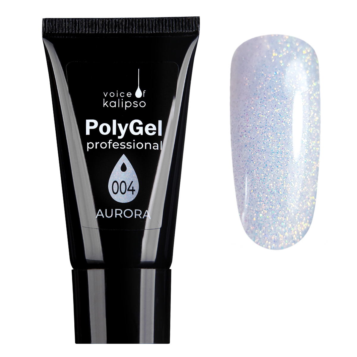 Polijelʹ prozrachnyy s shimmerom AURORA No.004, 15 ml