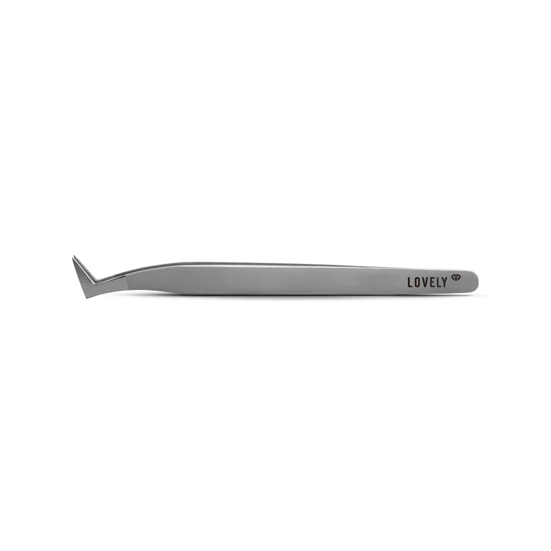 Extension tweezers resnits Lovely, series Diamond, type Sapozhok (Clearance)