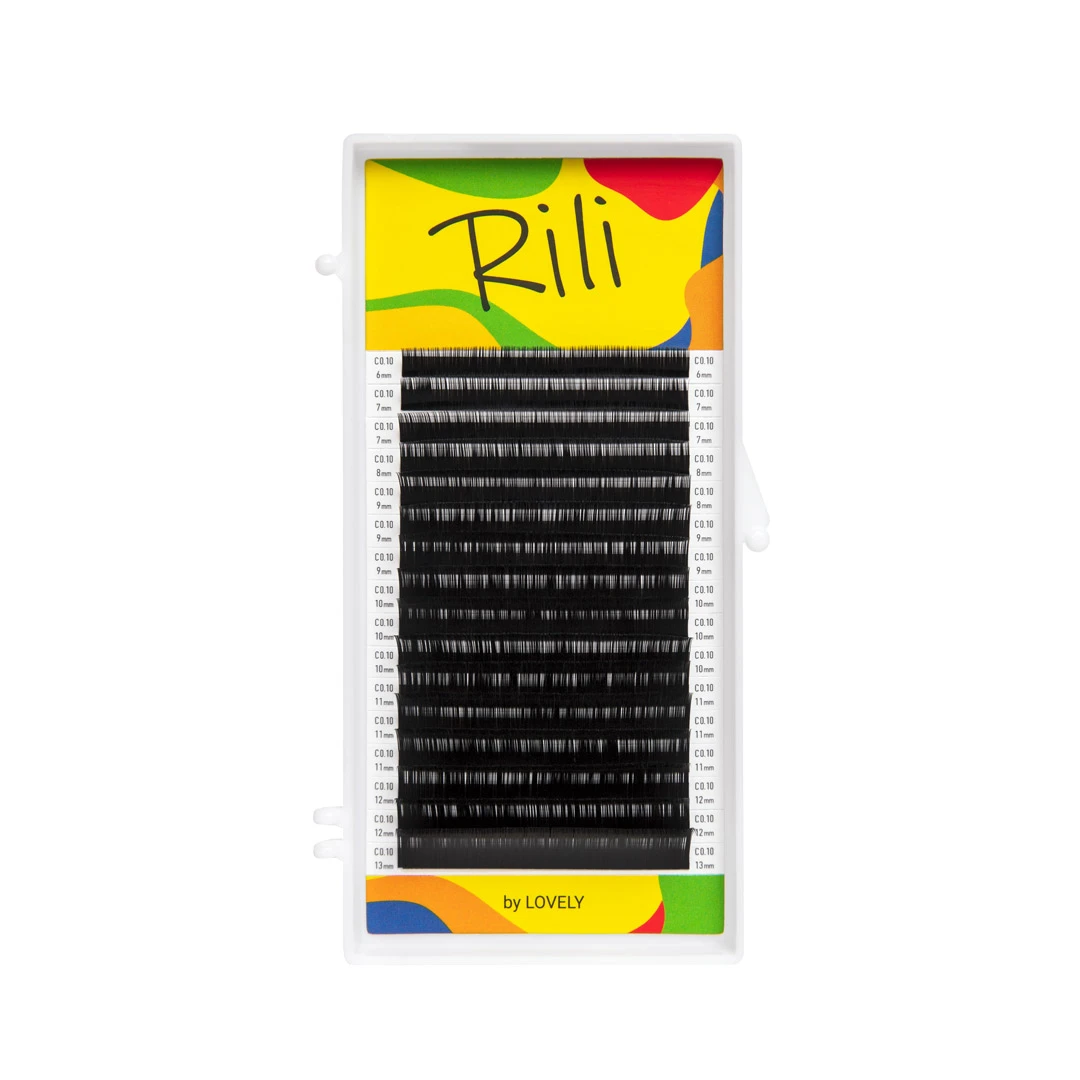 Black lashes Rili - 16 lines - MIX (Clearance)
