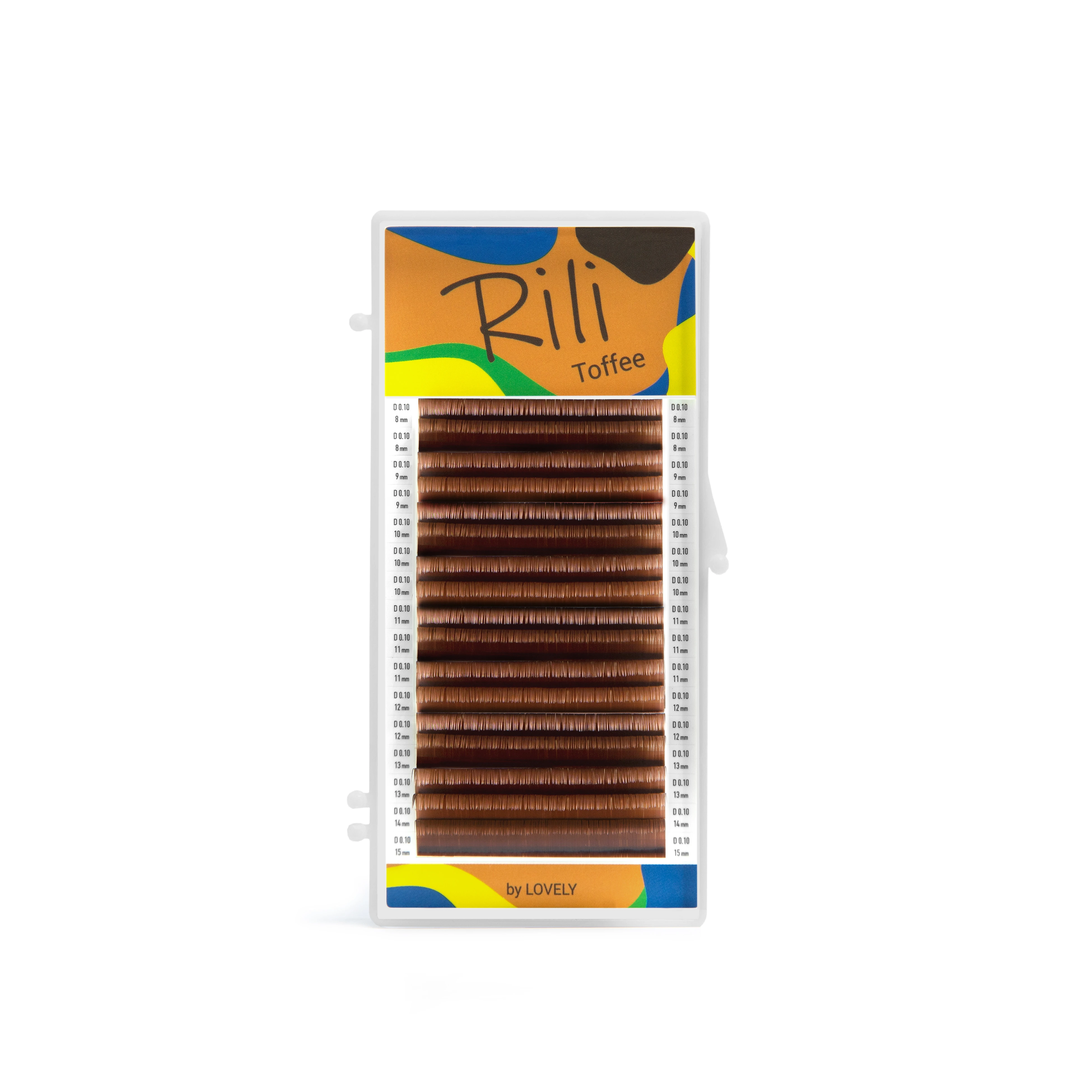 Brown lashes Rili Toffee - 16 lines
