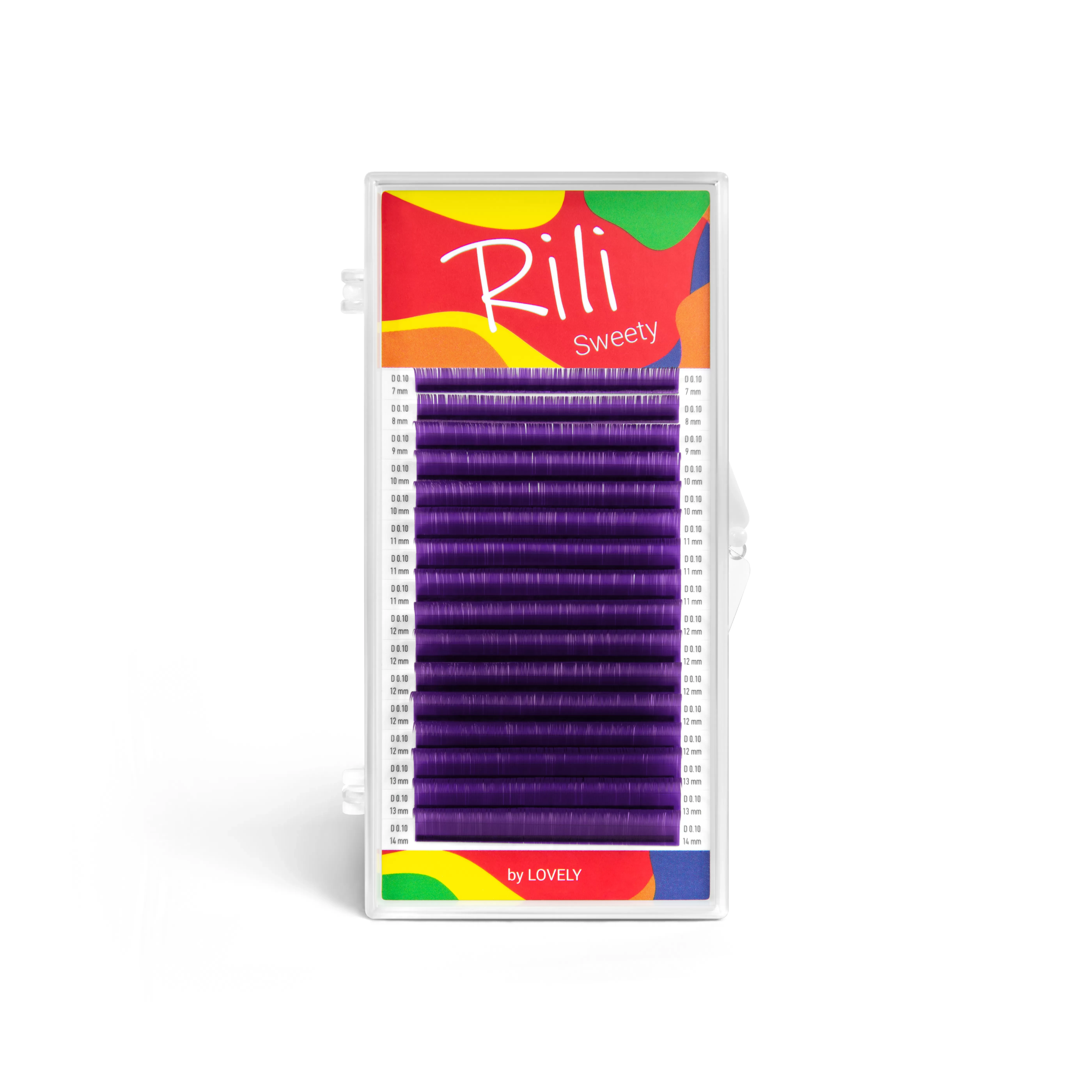 Purple lashes Rili Sweety - 16 lines - MIX ()Clearance