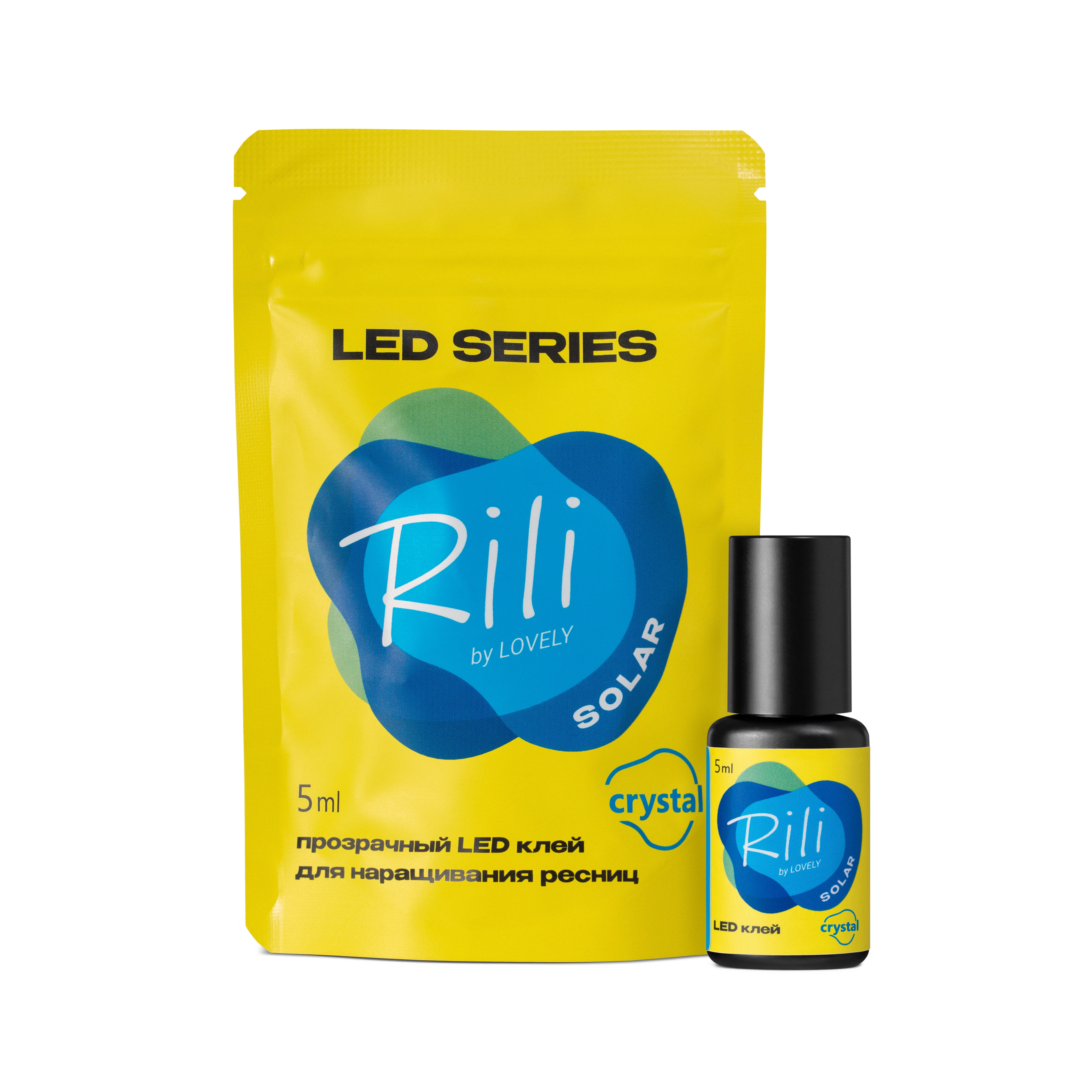 Clear glue for LED extensions Rili Solar Crystal