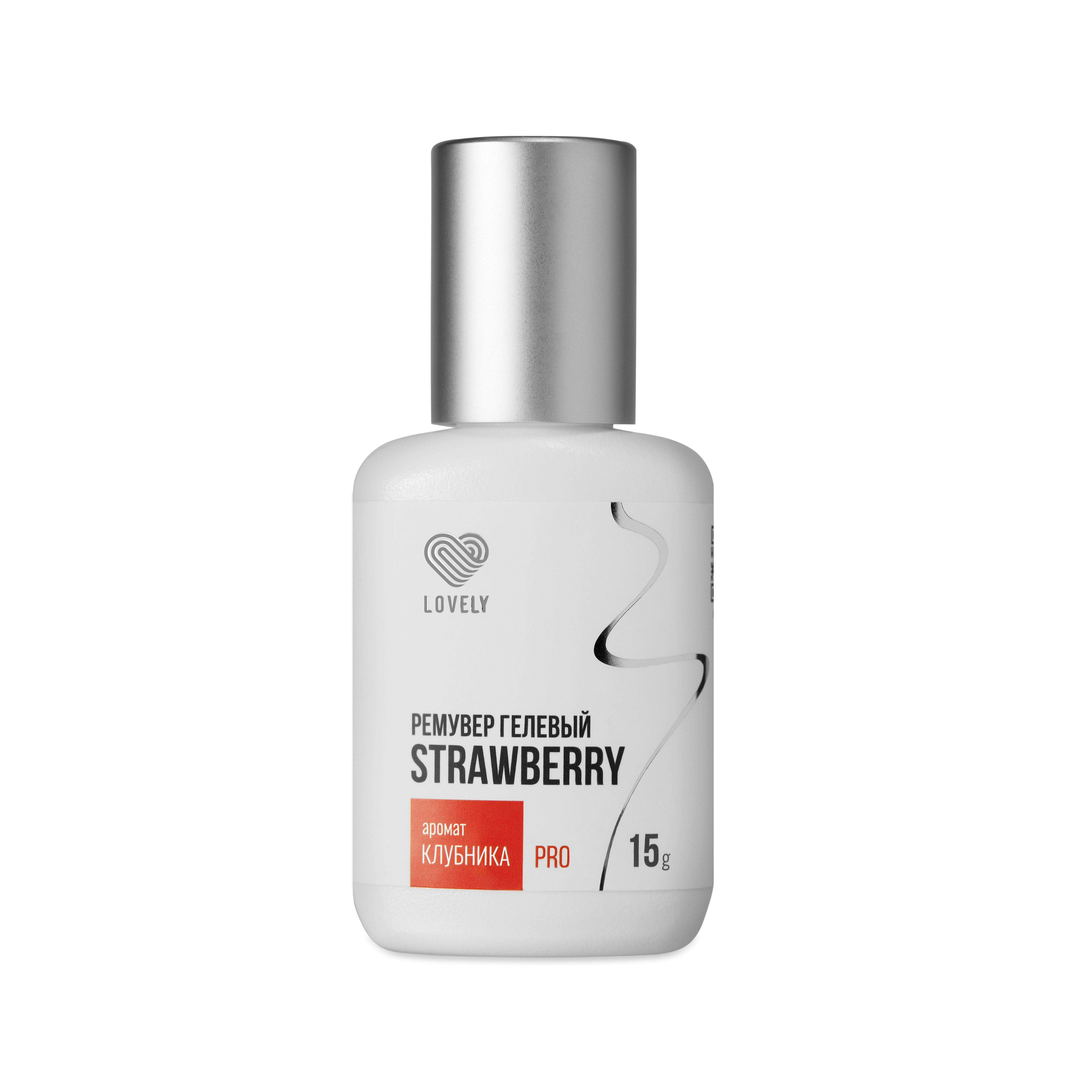 Çıkarıcı jel LOVELY "Strawberry" aroma klubnika, 15g