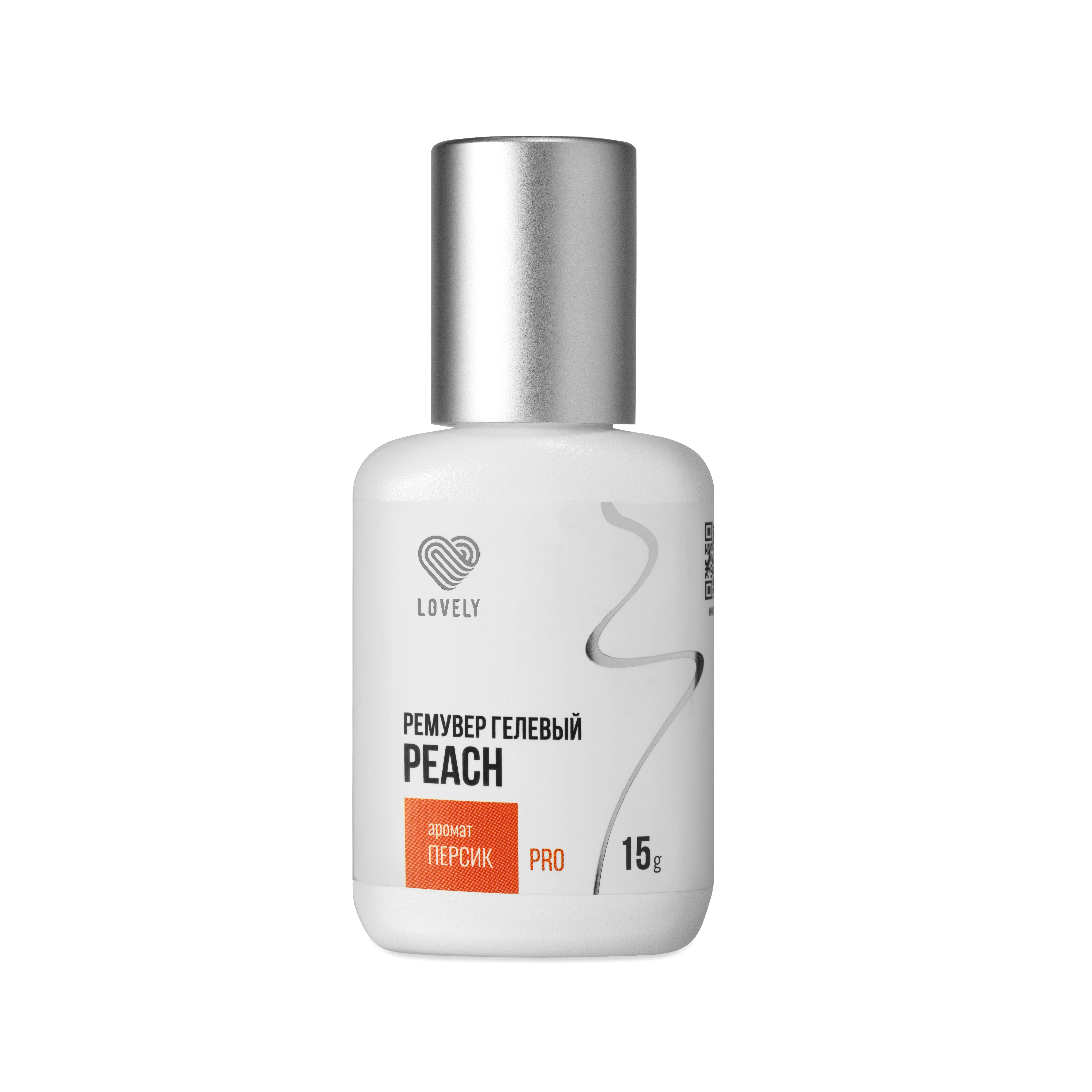 Çıkarıcı jel LOVELY "Peach" aroma persik, 15g