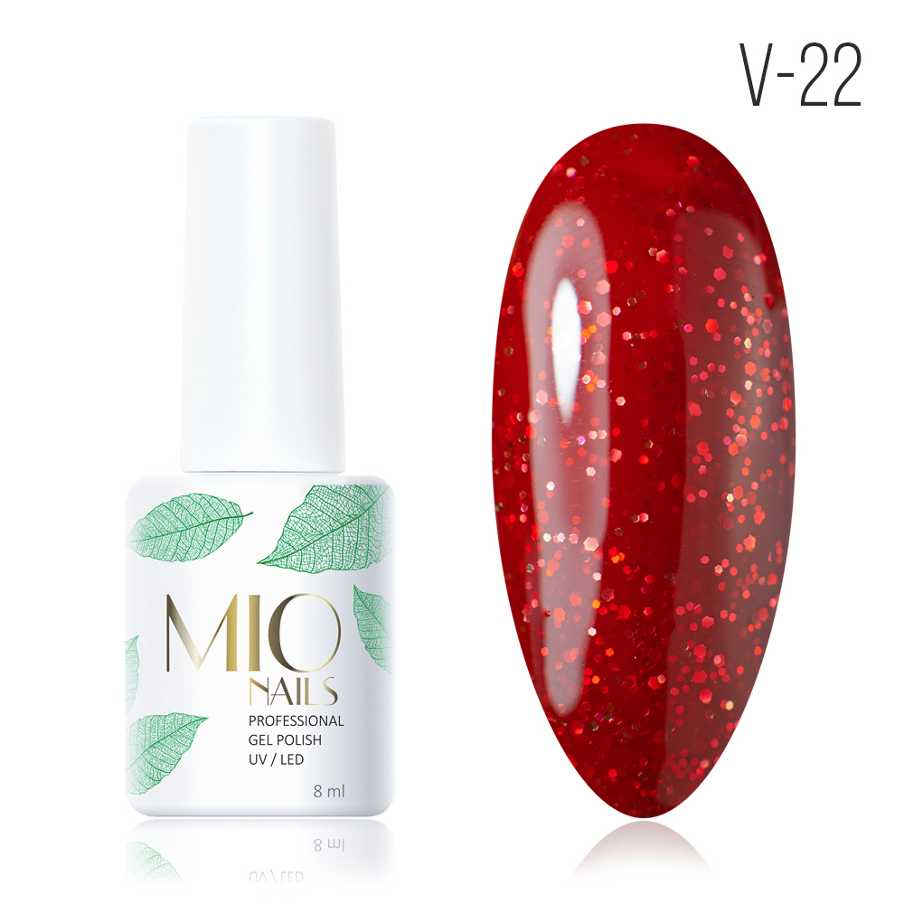 Gel Polish. V-22. Krasnyy samotsvet