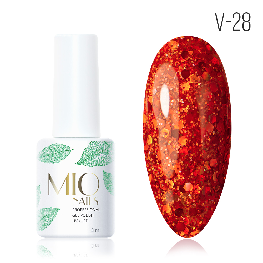 Gel Polish. V-28. Goryashcheye solntse