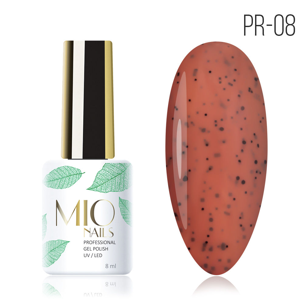 Gel Polish. PR-08. Pretty Dots No. 08