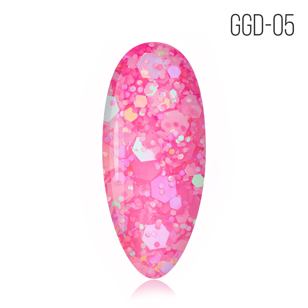 Gel Polish. GGD-05. Glitter Gel # 05