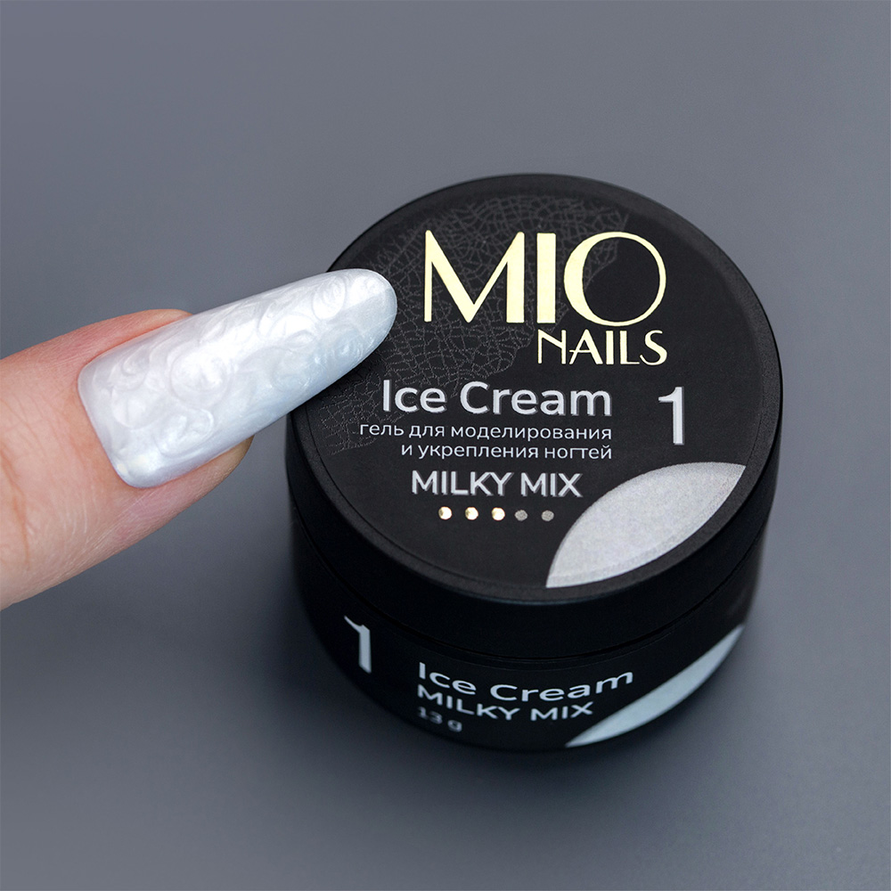 Gelʹ ICE CREAM GEL - MILKY MIX # 01 - 13 g