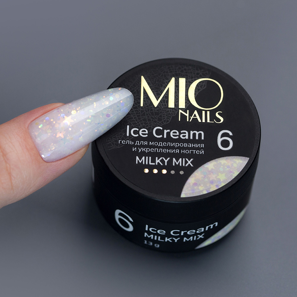 Gelʹ ICE CREAM GEL - MILKY MIX # 06 - 13 g